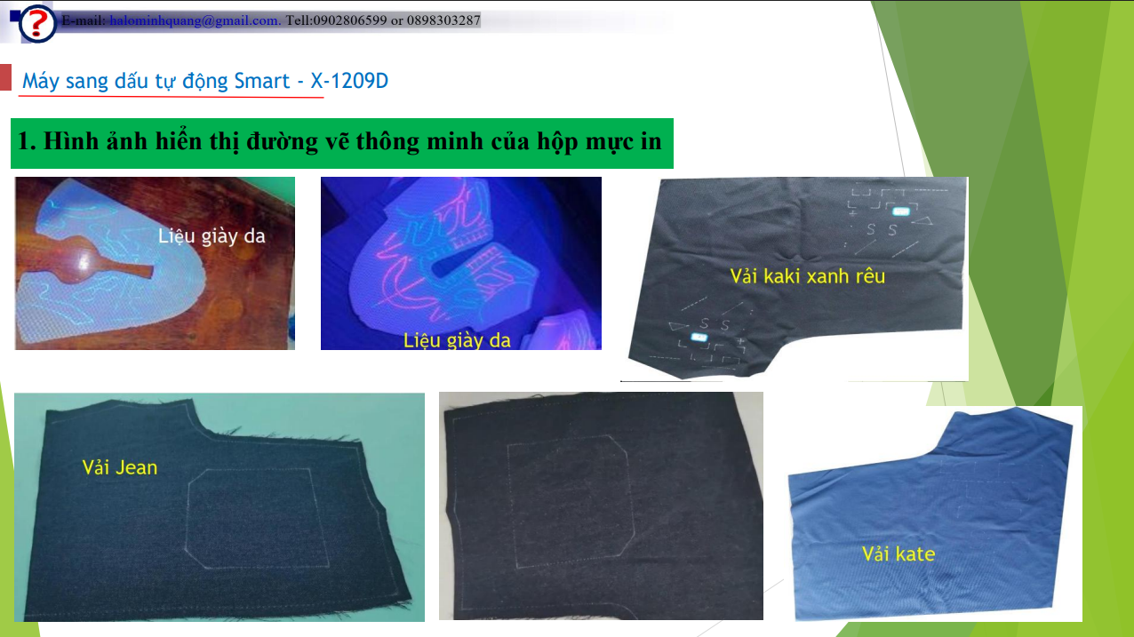 Máy lấy dấu tự động - thông số kỹ thuật 3