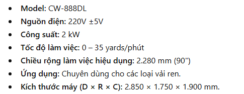 Máy kiểm tra vải đa chức năng khổng lồ (Đối với nhà máy vải) XINGLIWEI - thông số kỹ thuật 1
